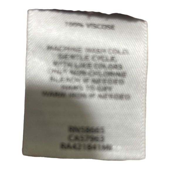 Rachel Parcell womens silk floral blouse hi neck ruffle long sleeve size large - Picture 9 of 9